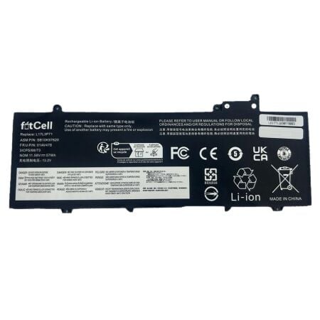 FitCell Lenovo ThinkPad T480s, 20L7, 20L8 Uyumlu Batarya Pil