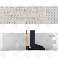 Toshiba Satellite L75-A, L75-B Klavye Beyaz Işıklı TR