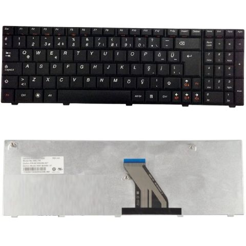 Lenovo MP-09F83US-686, MP-09F83US-6861 Klavye Tuş Takımı Siyah Türkçe Q