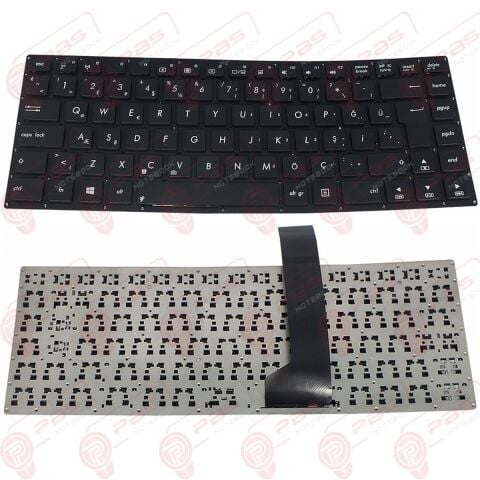 Asus S46CB-WX019H, S46CB-WX020H, S46CB-WX044H Klavye Tuş Takımı Türkçe Siyah Q