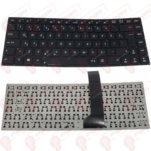 Asus S46CM-WX020H, S46CM-WX103H Klavye Tuş Takımı Q Siyah Renk Türkçe Keyboard