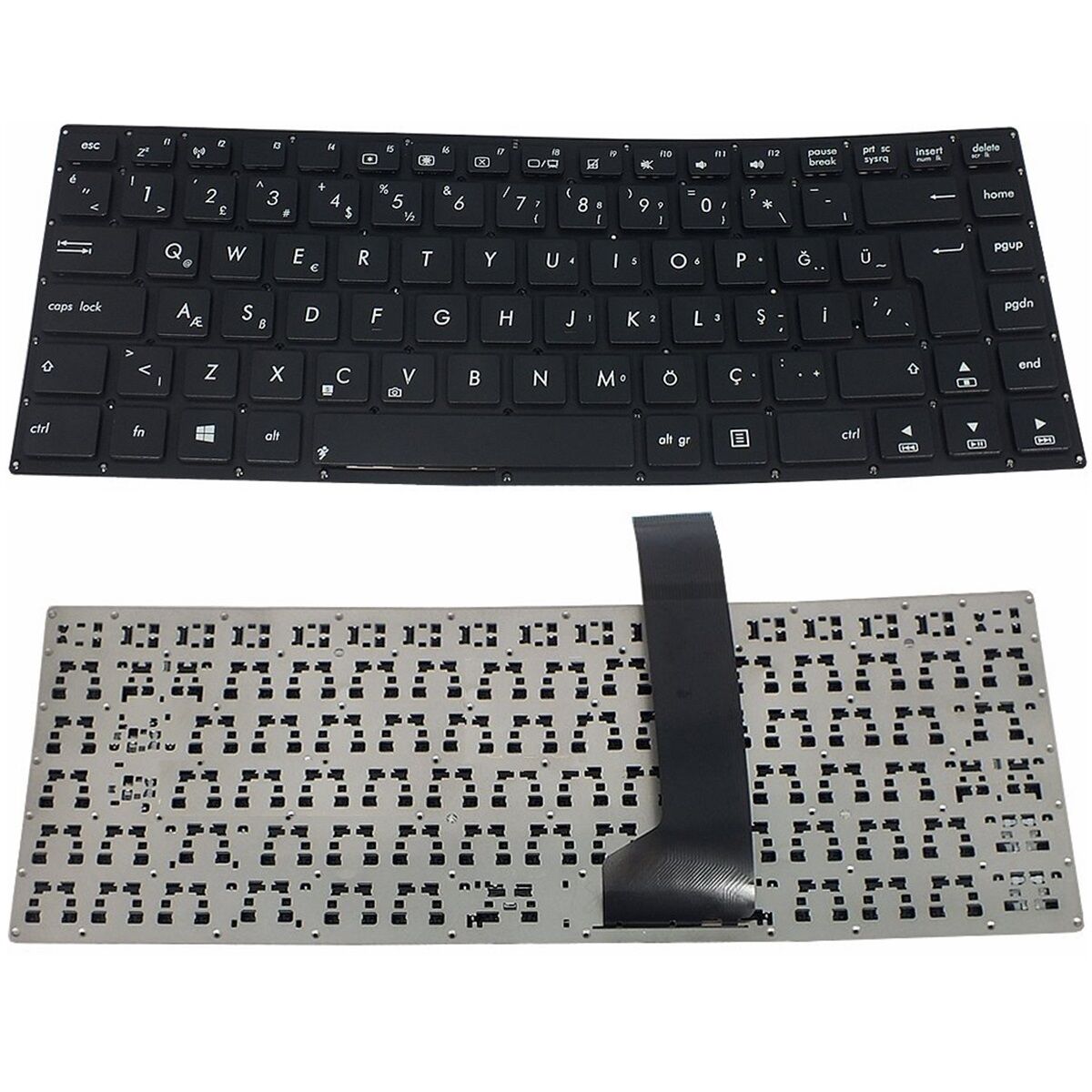 Asus S46CM-WX020H, S46CM-WX103H Klavye Tuş Takımı Q Siyah Renk Türkçe Keyboard