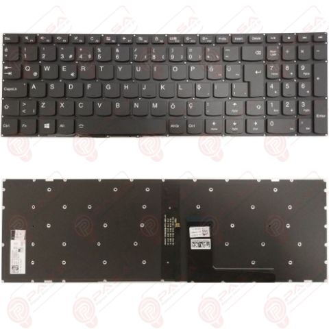 Lenovo 5CB0L35911, 5CB0L37439, 5CB0L35904 Klavye Işıklı Siyah TR