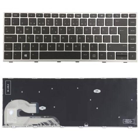 Hp Elitebook 745 G5, 745 G6 Uyumlu Klavye Tuş Takımı Tuş Seti Siyah Türkçe