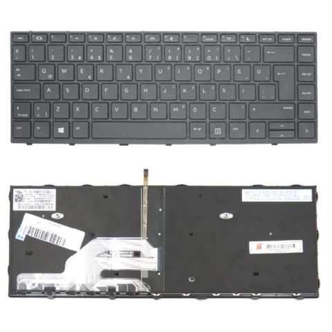 Hp L01071-001, L01071-141, L01072-001, L01072-141 Klavye Tuş Takımı Tuş Seti Led Işıklı Siyah Türkçe