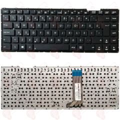 Asus A451, A451C, A451CA, A451MA, A451MAV Klavye Tuş Takımı Tuş Seti Siyah Türkçe