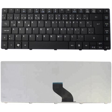 Acer Aspire 3410, 3410G, 3410T, 3410-743G32N Klavye Tuş Takımı Tuş Seti Siyah Türkçe