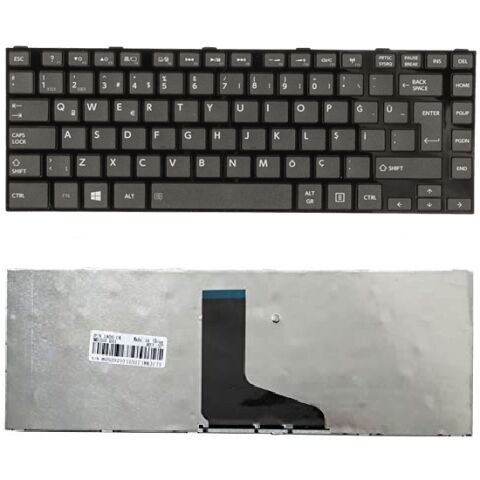 Toshiba Satellite C840, C840D, C845, C845D Klavye Siyah TR