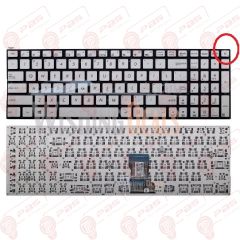 Asus N501J, N501JW, N501JW-FL237H Klavye Tuş Takımı Işıklı Gri TR