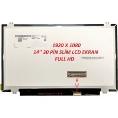 NV140FHM-N46 V8.0, NV140FHM-N46 V8.1, NV140FHM-N46 V8.2 Ekran Panel 14 Slim 30 Pin FHD 1920 x 1080