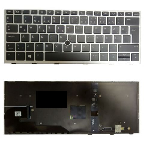 Hp V162726CK1 TR Uyumlu Klavye Tuş Takımı Tuş Seti Led Işıklı Siyah Türkçe