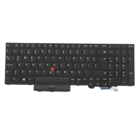 Lenovo ThinkPad T15p Gen2, 21A7, 21A8 Uyumlu Klavye Tuş Takımı Tuş Seti Siyah Türkçe