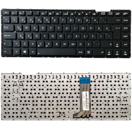 Asus X455L, X455LA, X455LB, X455LD, X455LF, X455LJ, X455LN Klavye Tuş Takımı Tuş Seti Siyah Türkçe