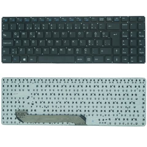 Casper Nirvana CLC, CLC.4030-4L05A, CLC.4030-4L05T Uyumlu Klavye Tuş Takımı Tuş Seti Siyah Türkçe