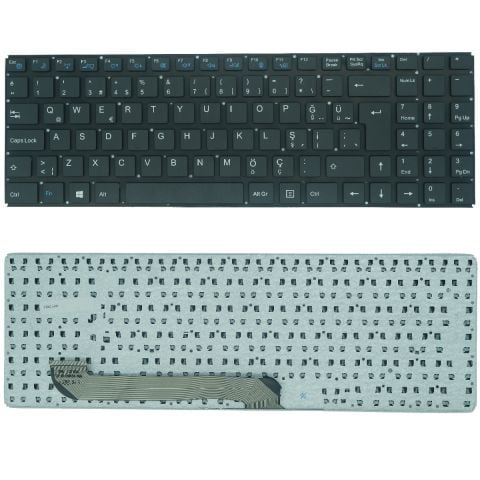 Casper Nirvana CLC, CLC.4030-4L05A, CLC.4030-4L05T Uyumlu Klavye Tuş Takımı Tuş Seti Siyah Türkçe