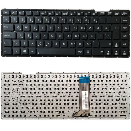 Asus X455LF-WX031DC Klavye Tuş Takımı Tuş Seti Siyah Türkçe
