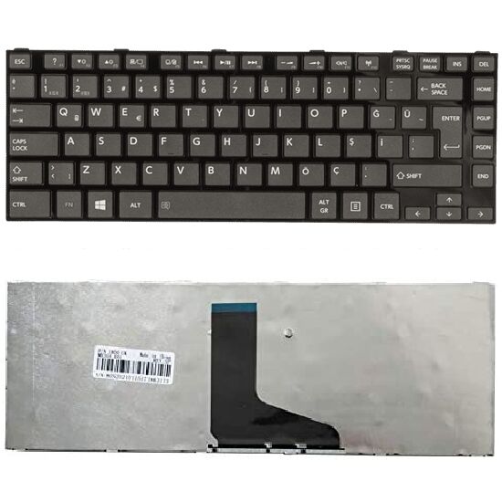 Toshiba Satellite M840-C1G, M840-C1P, M840-C1T Klavye Siyah TR