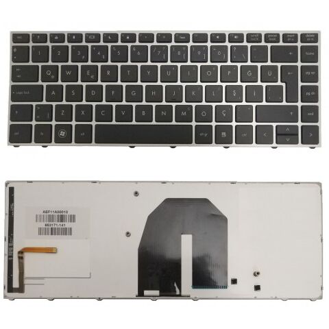 Hp ProBook 5330, 5330M Uyumlu Klavye Işıklı Siyah Tuş Takımı Tuş Seti Türkçe