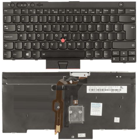 Lenovo 2436, 2438, 2439, 2441, 2447, 2449, 2463 Klavye Siyah TR