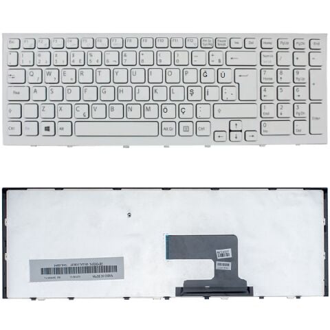 Sony Vaio VPCEH1C5E, VPCEH1E1E, VPCEH1E1R Klavye Beyaz TR