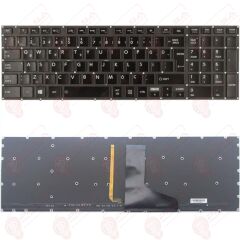 Toshiba Dynabook Qosmio X75-A7298 Klavye Siyah Led Işıklı TR