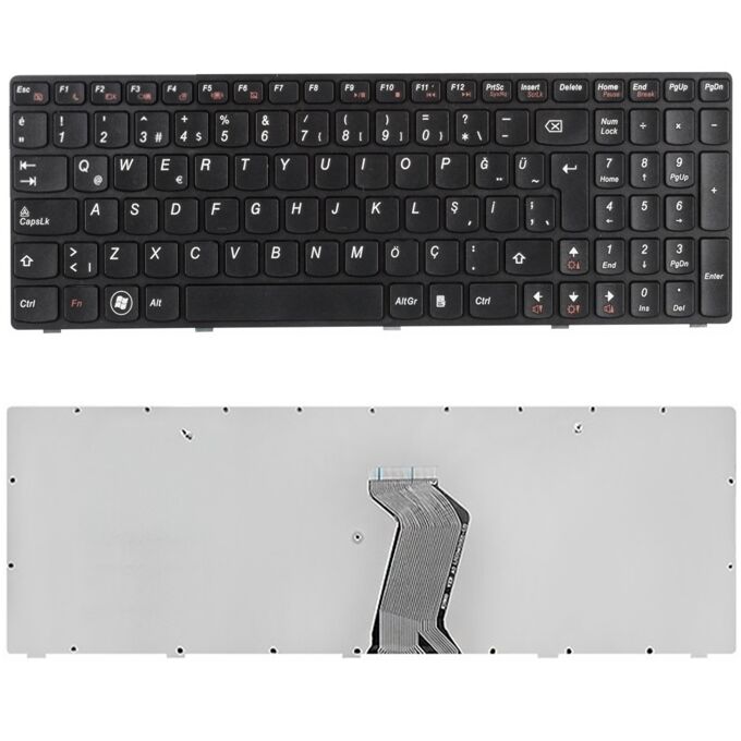 Lenovo G700, 80AG, 20251 Klavye Tuş Takımı TR Siyah Tuş Seti