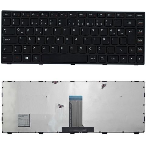 Lenovo Z41-70, Z4170, 80K5 Uyumlu Klavye Tuş Takımı Tuş Seti Siyah Türkçe