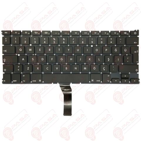 Apple MacBook Air MQD32LL/A, MQD32TU/A, MQD42LL/A, MQD42TU/A Klavye Tuş Takımı Tuş Seti Siyah Türkçe