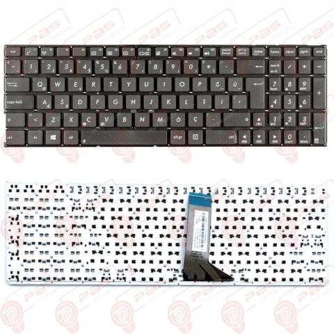 Asus P2520L, P2520LA, P2520LJ Klavye Tuş Takımı Tuş Seti Siyah Türkçe