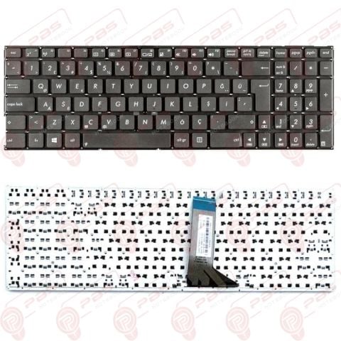 Asus P2520LJ-XO0035D, P2520LJ-XO0036G Klavye Tuş Takımı Tuş Seti Siyah Türkçe