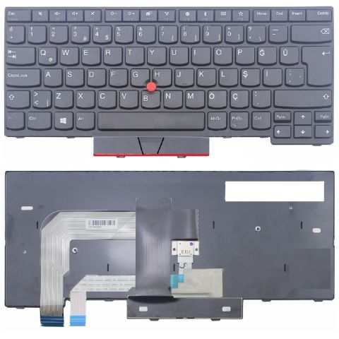 Lenovo ThinkPad A475, 20KL, 20KM Uyumlu Klavye Tuş Takımı Tuş Seti Siyah Türkçe
