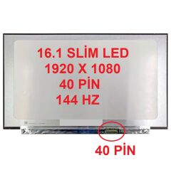 N161HMA-GAK, N161HMA-GAK REV.C1, N161HMA-GAK REV.C2 Uyumlu Ekran 16.1 Slim Led 40Pin 1920x1080 FHD