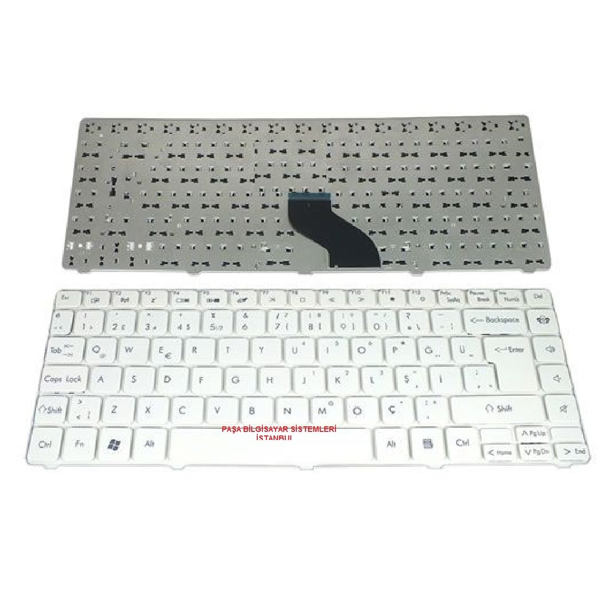 Gateway EC49C, EC49C05W, EC49C06W, EC58, GP-4T Klavye Beyaz Tuş Takımı Tuş Seti Türkçe