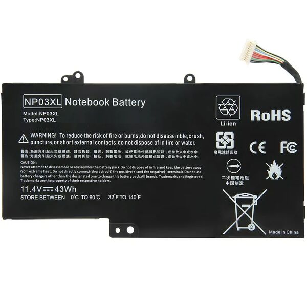 Hp NP03XL, NPO3XL, NP03043XL-PR, NPO3O43XL-PR, NPO3043XL-PR Uyumlu Batarya Pil Fast