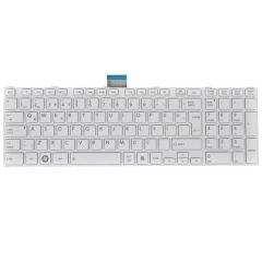Toshiba Satellite C855-1TK, C855-1TQ, C855-1TT Klavye Beyaz Tuş Takımı Tuş Seti Çerçeveli Tip Türkçe