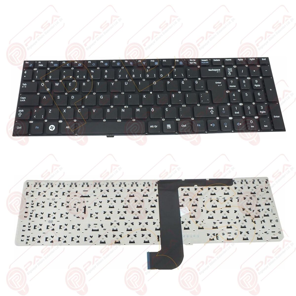 Samsung 9Z.N6ASN.01D, CNBA590A847 Klavye Siyah TR
