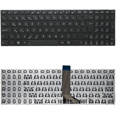 Asus X502CA-BCL0901D, X502CA-BI30705B Klavye Tuş Takımı Tuş Seti Siyah Türkçe