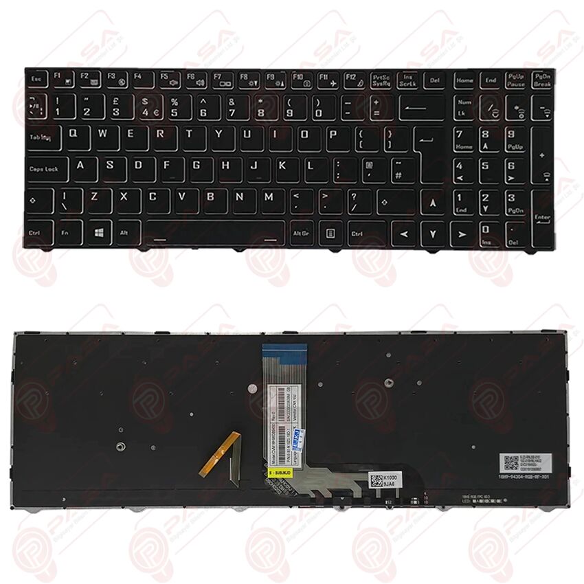 Monster Tulpar T7 V18.3.2 Klavye Tuş Takımı RGB Işıklı Siyah TR