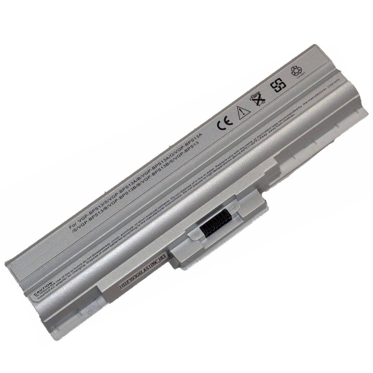 Sony Vaio PCG-7183L, PCG-7184L, PCG-7185L Batarya Pil Gümüş