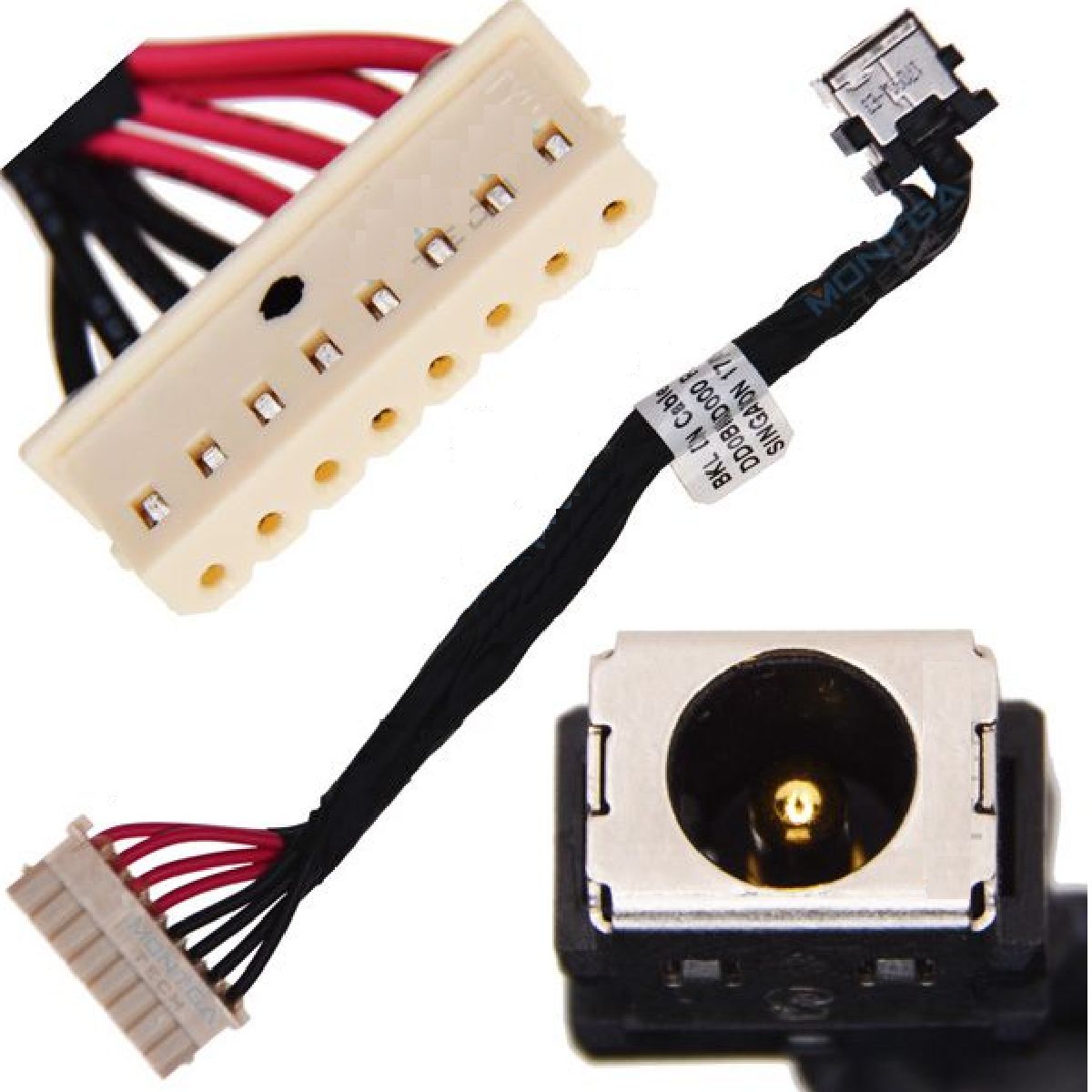 Asus FX503VD-DM077, FX503VD-DM081T, FX503VD-DM104 Uyumlu Power Jack Şarj Soketi Kablolu