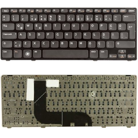 Dell inspiron 5423, 14Z 5423, 14Z-5423 Uyumlu Klavye Tuş Takımı Tuş Seti Türkçe Siyah