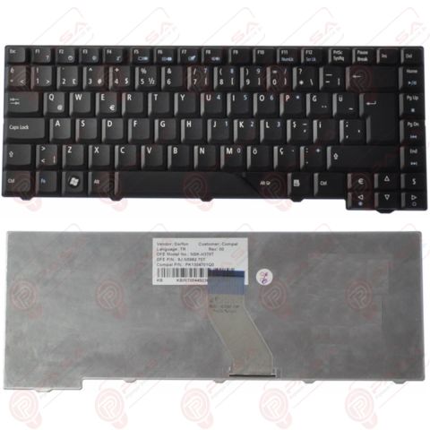 Acer 9J.N5982.60G, 9J.N5982.60T, 6037B0028904 Klavye Tuş Takımı Tuş Seti Siyah Türkçe