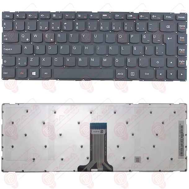 Lenovo 20583, 20590, 80N4, 80NE Klavye Siyah TR