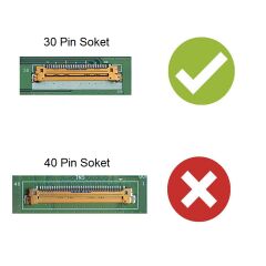 Toshiba Satellite P50T-A, P55T-A Ekran 15.6 Slim 30 Pin FHD Dizüstü Bilgisayar Ekranı