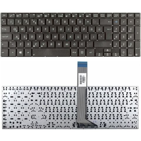 Asus TP501U, TP501UA, TP501UB, TP501UQ Klavye Tuş Takımı Tuş Seti Siyah Türkçe