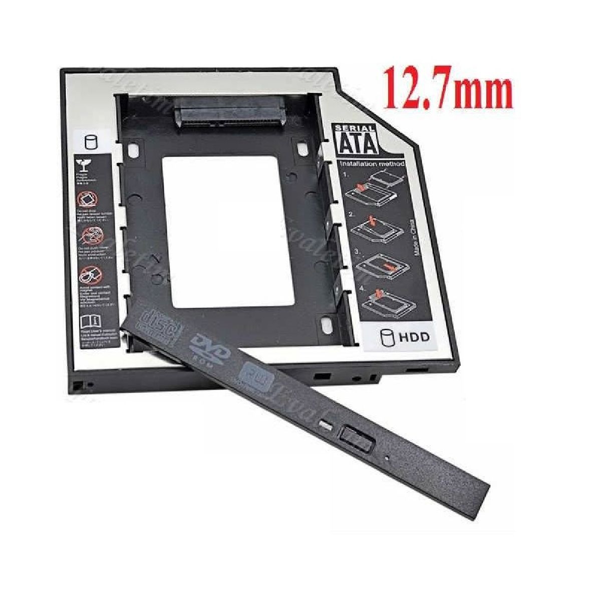 12.7mm Hdd ve Ssd Çevirici Kızak HDD Caddy