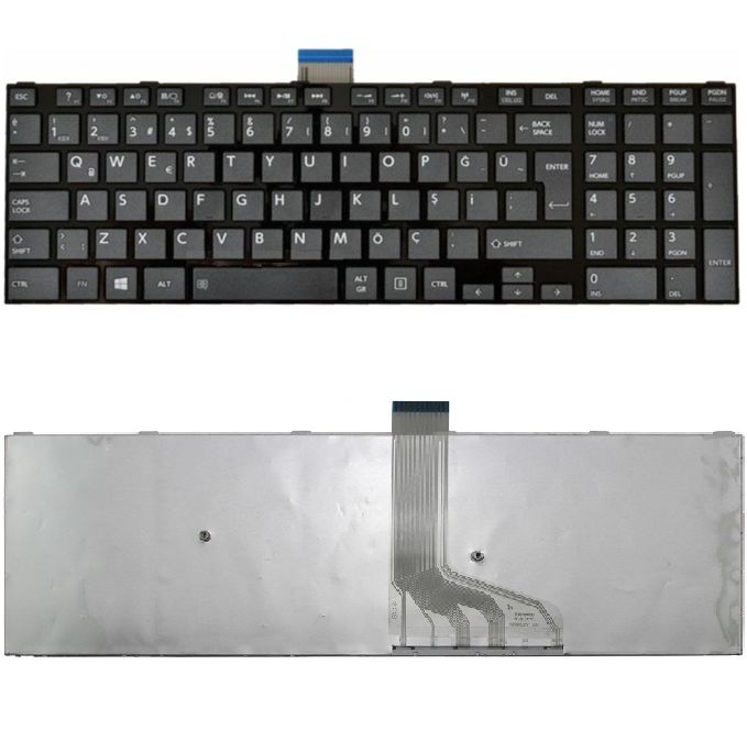 Toshiba Satellite S70-B-10Z Klavye Tuş Takımı Tuş Seti Siyah Q TR
