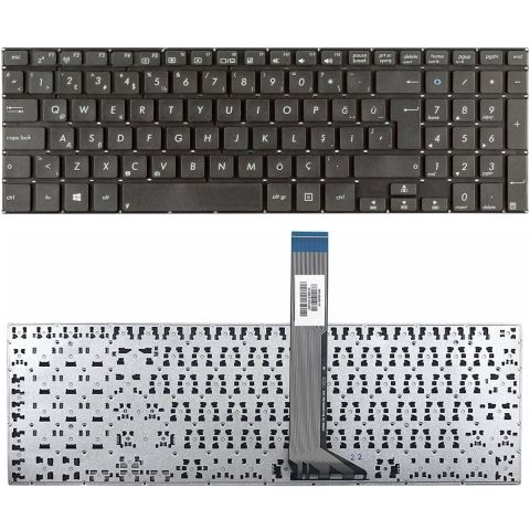 Asus K551LB-XX212D, K551LB-XX213D, K551LN-XO198H Klavye Tuş Takımı Tuş Seti Siyah Türkçe