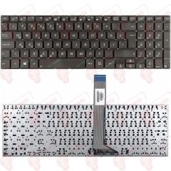 Asus R551L, R551LA, R551LB, R553L, R553LA, R553LN Klavye Tuş Takımı Tuş Seti Siyah Türkçe