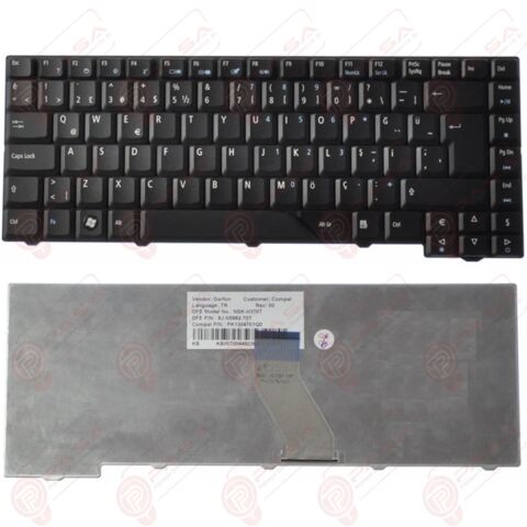 Acer Aspire 6920, 6920G, 6935, 6935G, 6935Z Klavye Tuş Takımı Tuş Seti Siyah Türkçe